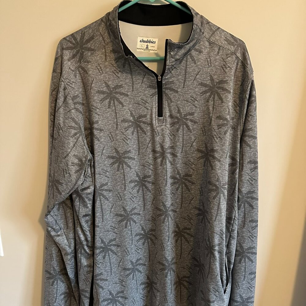 Chubbies Mens Quarter Zip- Large